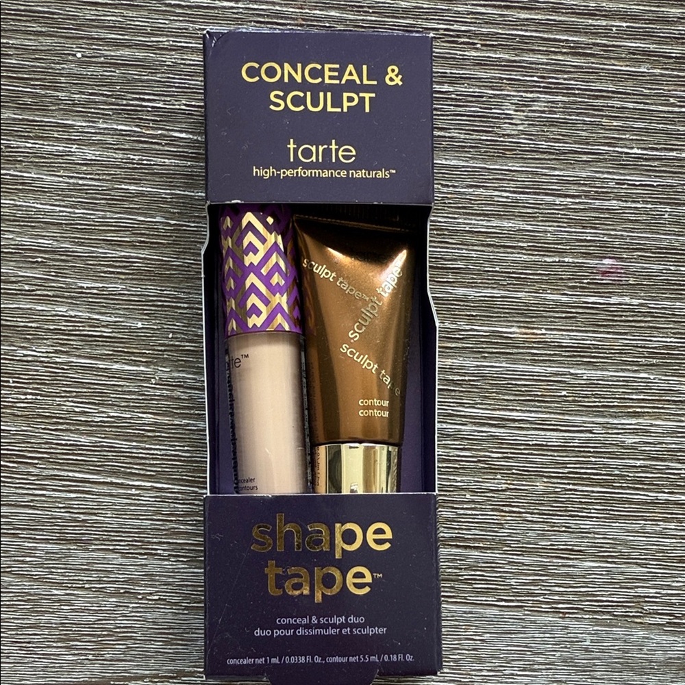 NIB Tarte Shape Tape Conceal and Sculpt- 29N light medium and medium cool bronze